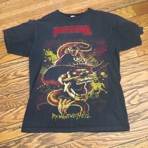 Rare hand stitched pantera vintage tee.